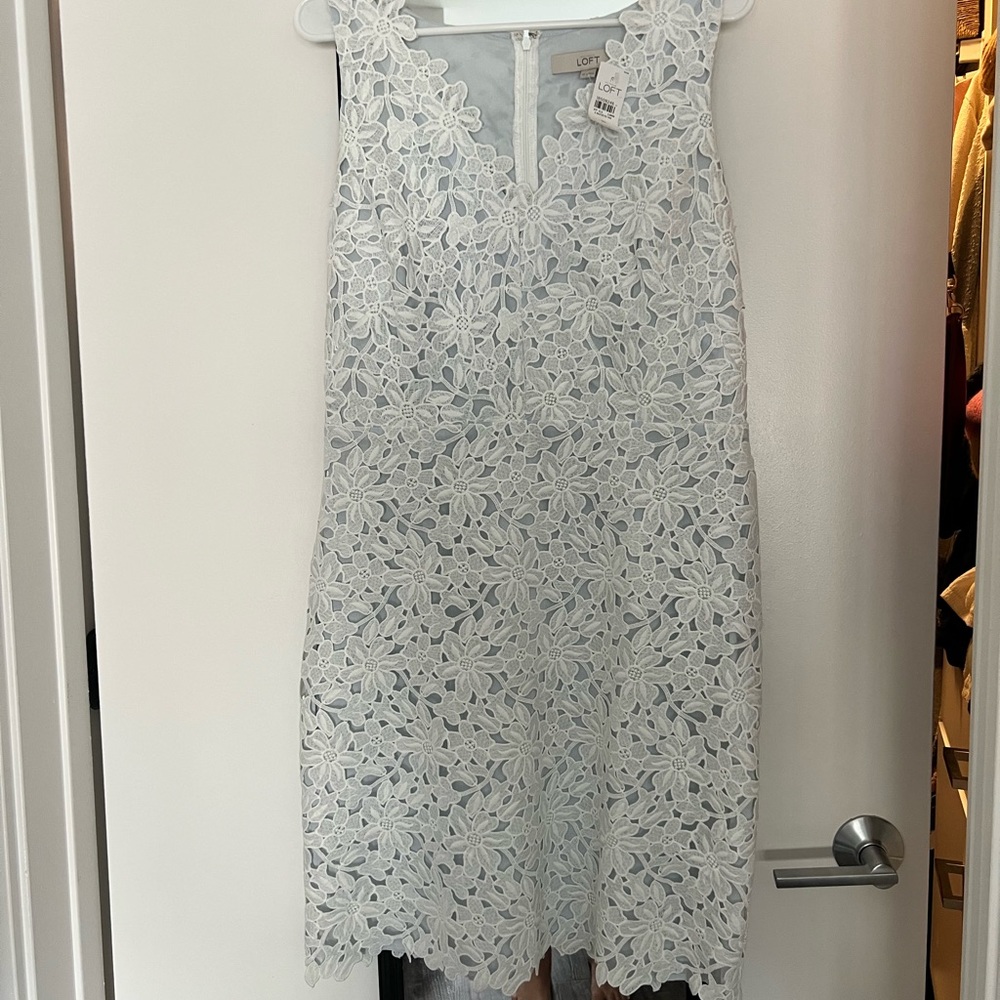 Loft White dress